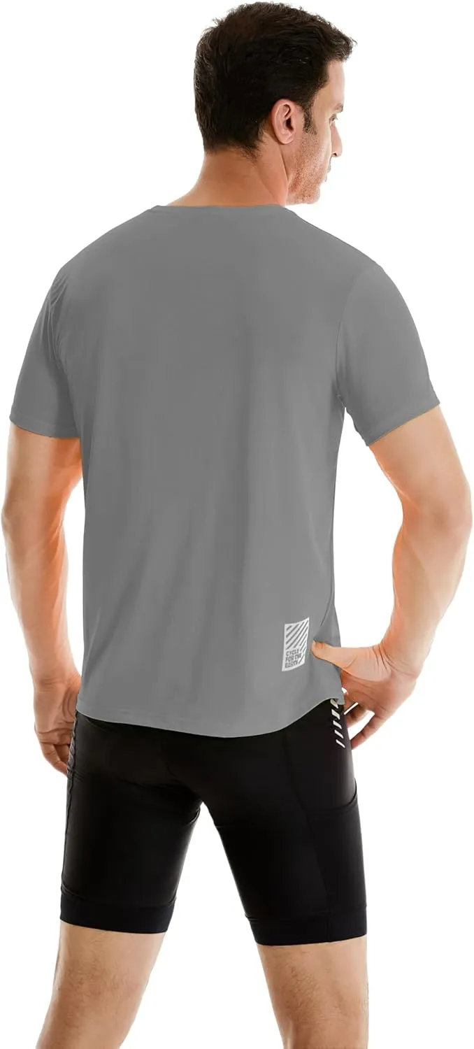 3 or 5 Pack Workout Shirts for Men Quick Dry Running T-Shirt Short Sleeves Moisture Wicking Crew Neck Tee Athletic Casual Top