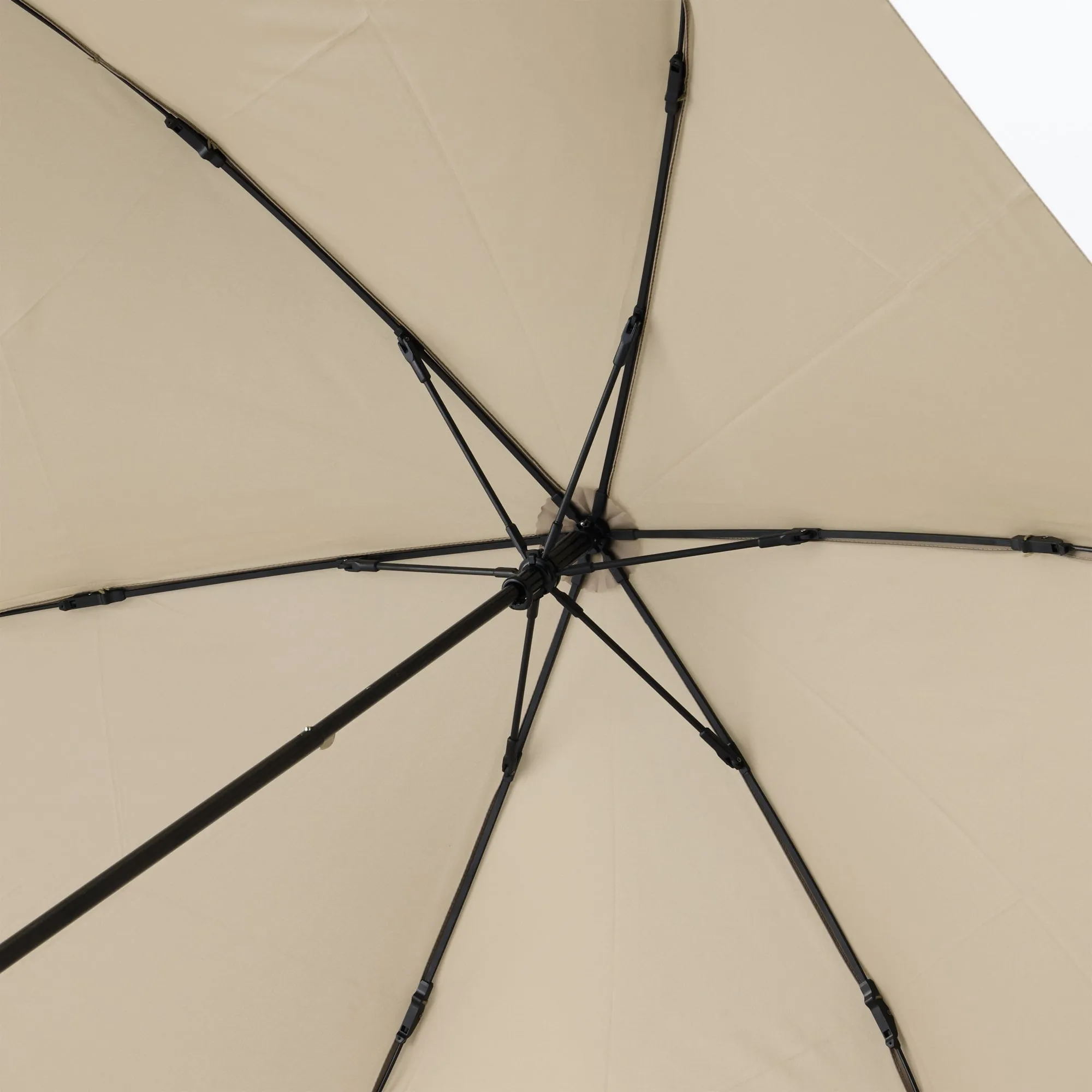 All-Weather 2-Way Foldable Umbrella Beige
