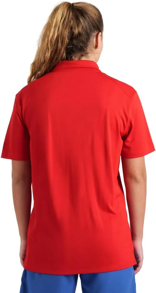 ARENA Unisex Team Solid Polo Shirt Short Sleeve Quick Dry Active Tee Regular Fit Athletic Top Gym Exercise Training