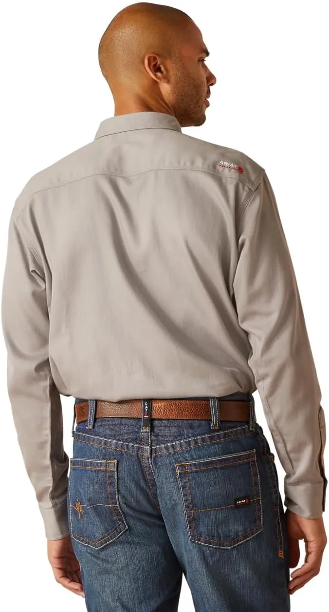 Ariat Men's FR Solid Classic Fit Snap Work Shirt