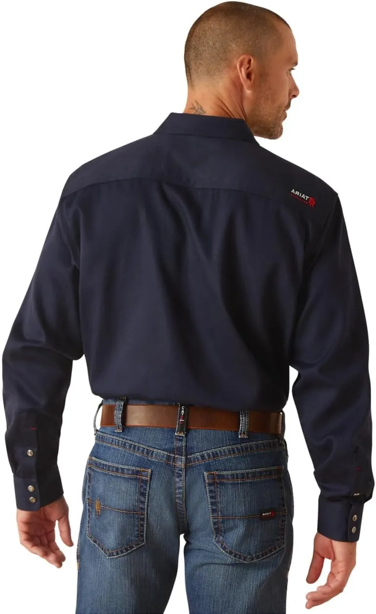 Ariat Men's FR Solid Classic Fit Snap Work Shirt