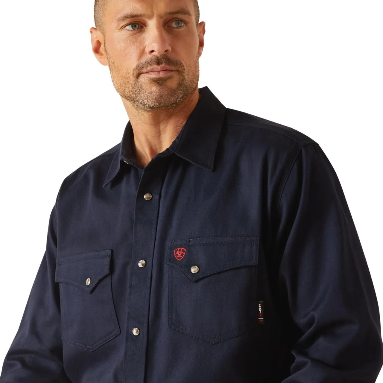 Ariat Men's FR Solid Classic Fit Snap Work Shirt