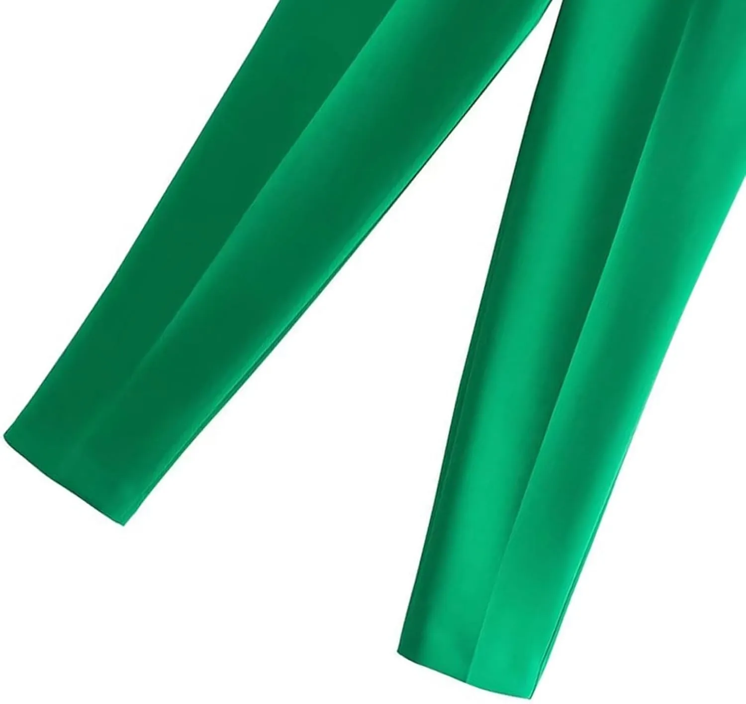 Casual Pants for Women Business Work Office Dress Trousers Solid Color High Waist Zip Straight Leg Pants with Pockets