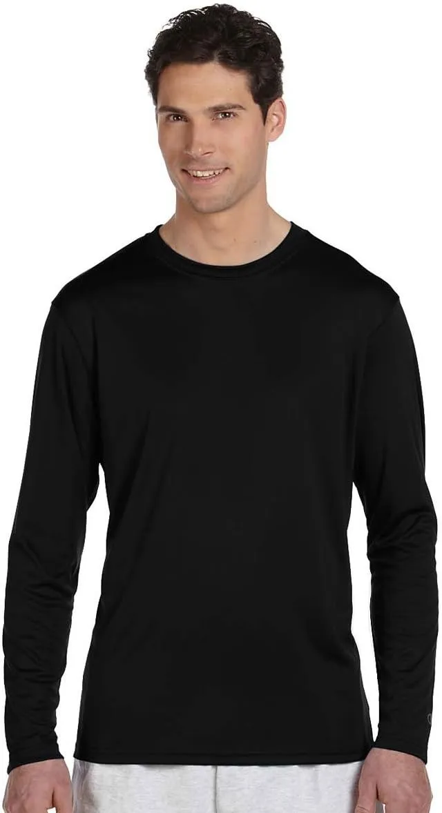 Champion Men's Long-Sleeve Double-Dry Performance T-Shirt
