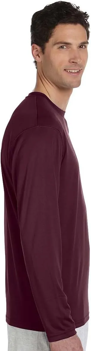 Champion Men's Long-Sleeve Double-Dry Performance T-Shirt