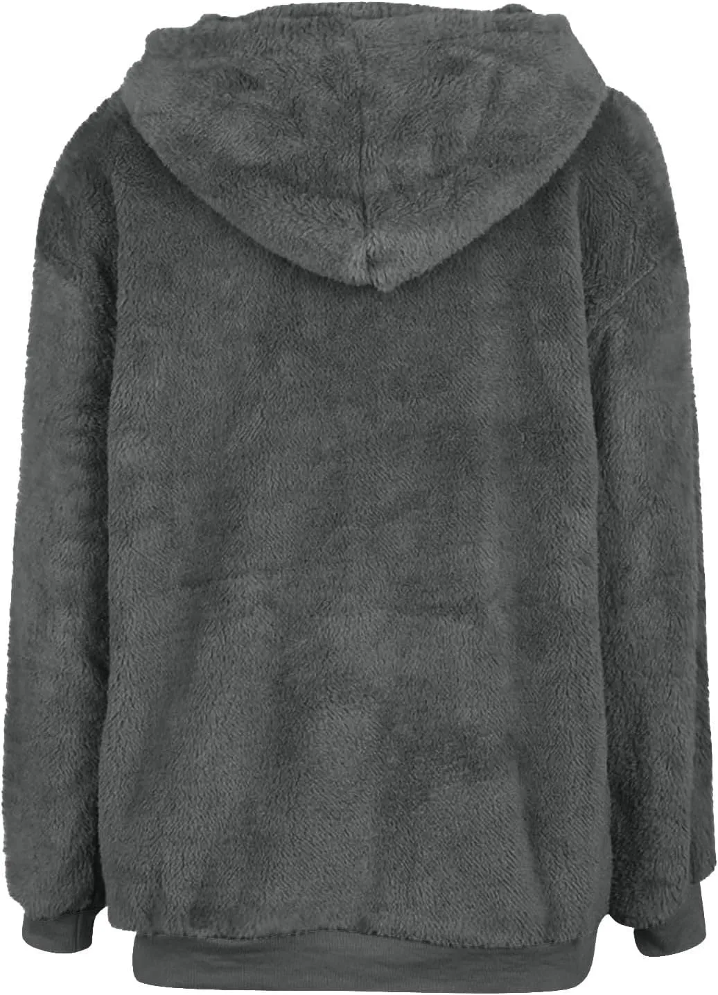 ChicCrate Womens Oversized Sherpa Pullover Hoodie Fuzzy Fleece Sweatshirt Trendy Comfrt Casual Fluffy Hoodies