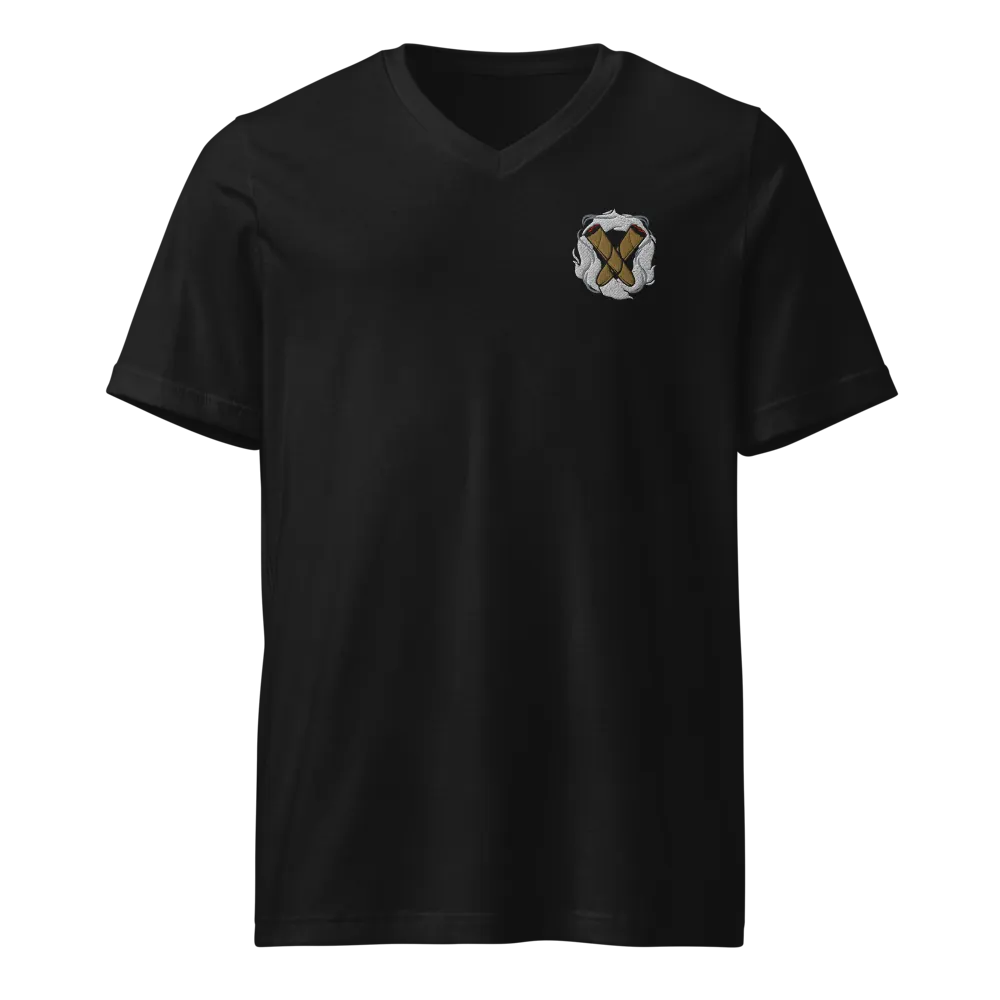 Cigar Pxrn Men's V-Neck T-Shirts