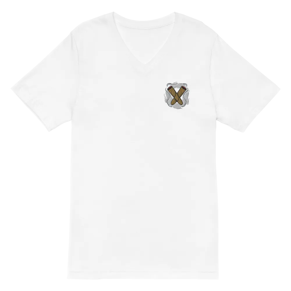 Cigar Pxrn Men's V-Neck T-Shirts