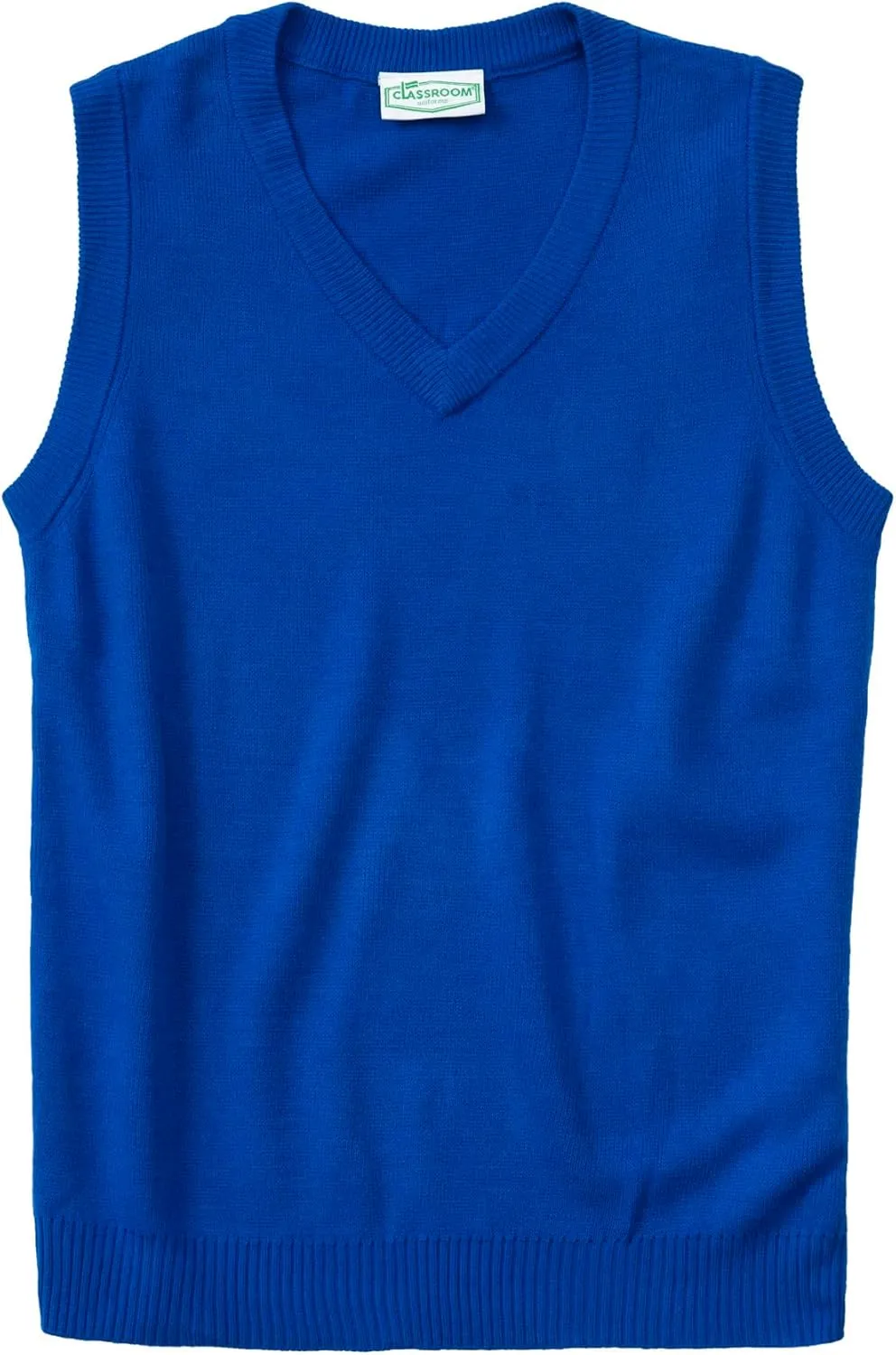 Classroom School Uniforms Men's Plus Size Adult Unisex V-Neck Sweater Vest