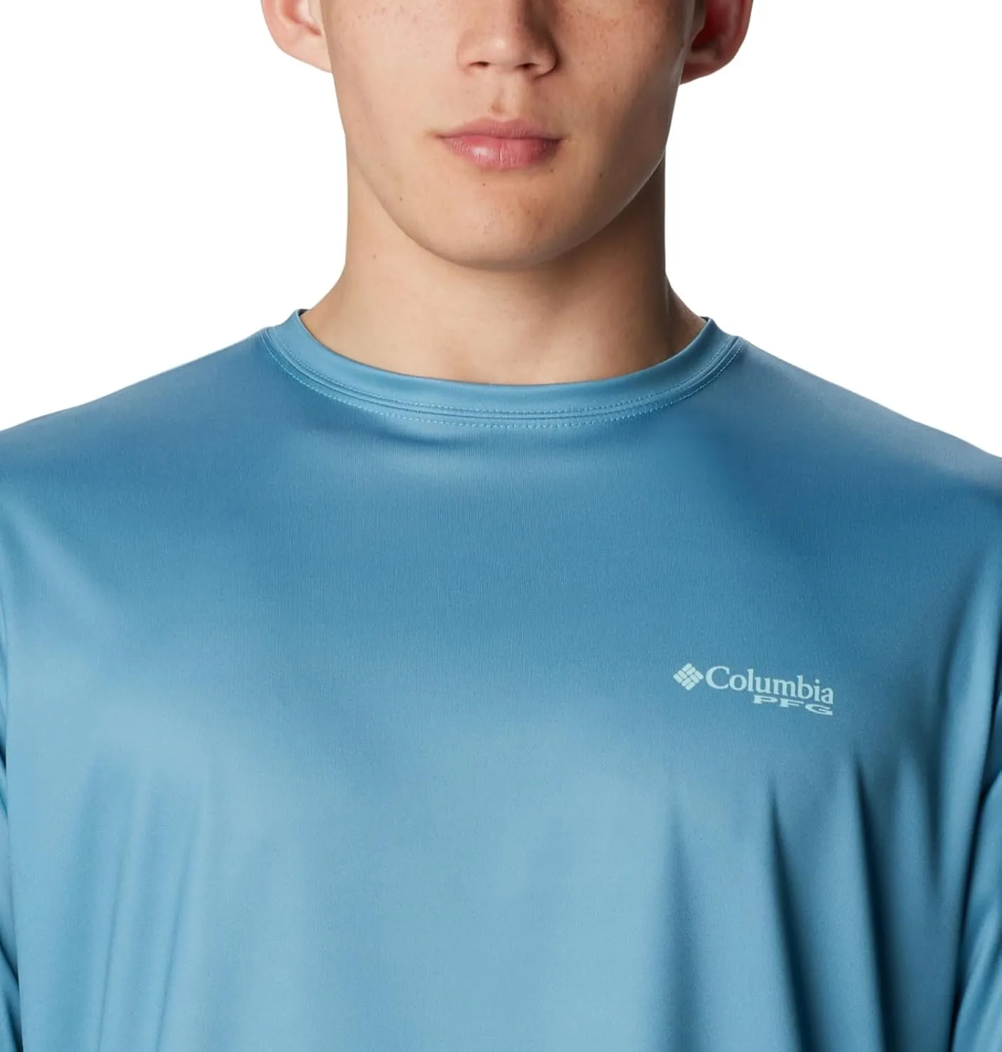 Columbia Men's PFG Terminal Tackle Fish Flag Long Sleeve Fishing Shirt