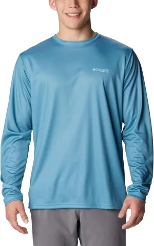 Columbia Men's PFG Terminal Tackle Fish Flag Long Sleeve Fishing Shirt