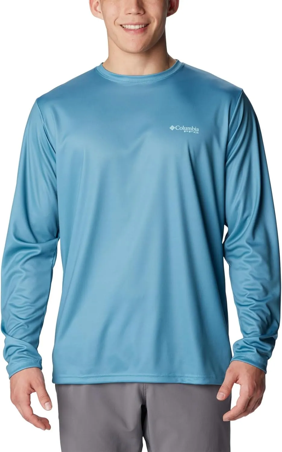 Columbia Men's PFG Terminal Tackle Fish Flag Long Sleeve Fishing Shirt