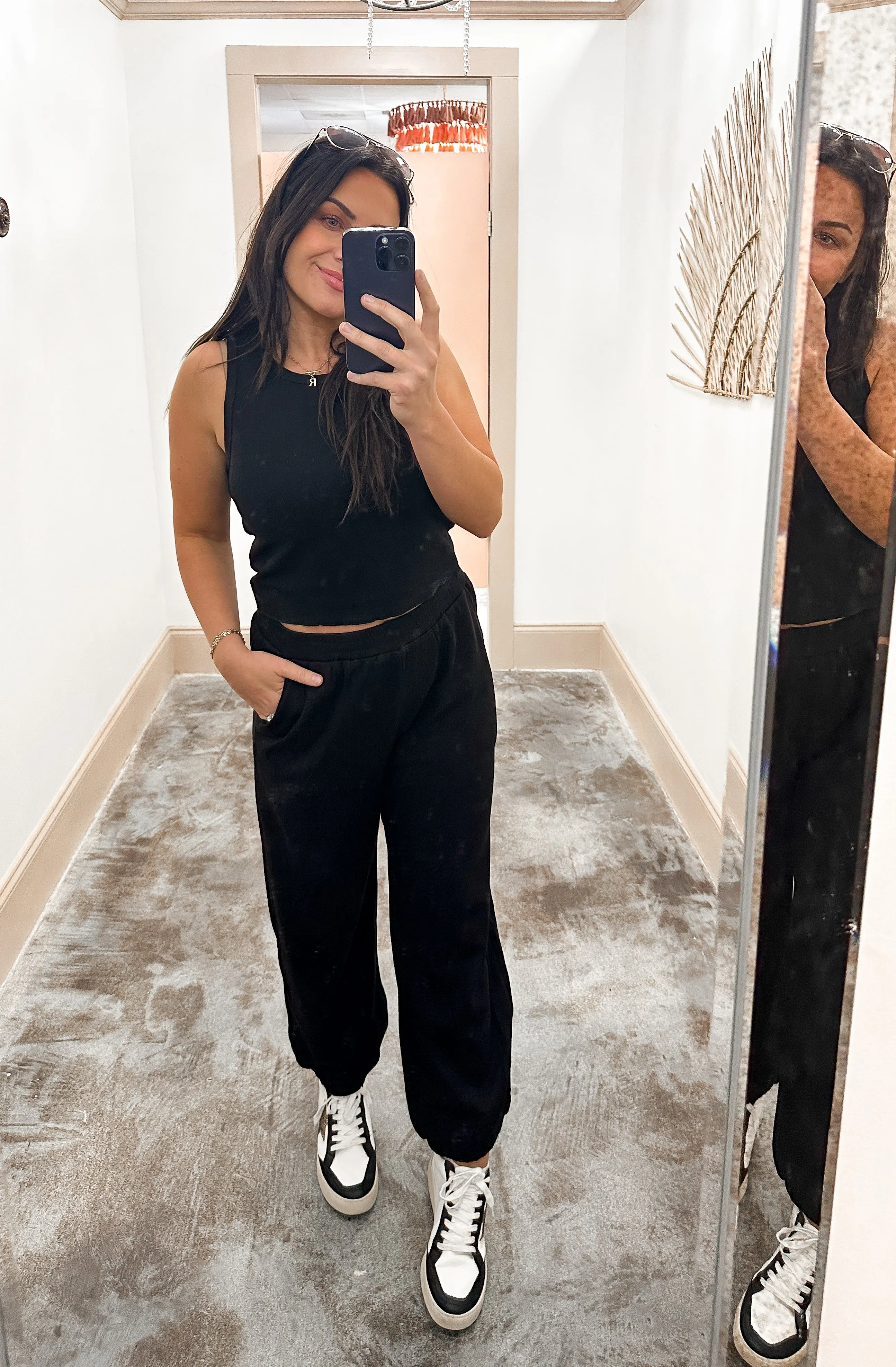 Comfy Jogger Set-Black