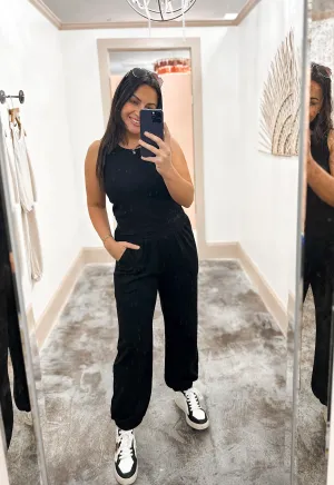 Comfy Jogger Set-Black