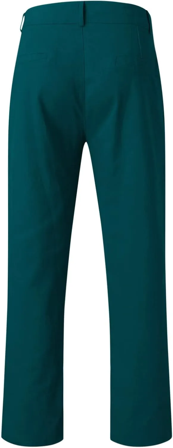 CRNTCEM Business Pant for Men Regular Fit Outdoor Work Golf Pants Athletic Workout Skinny Leg Khaki Cropped Pencil Trousers