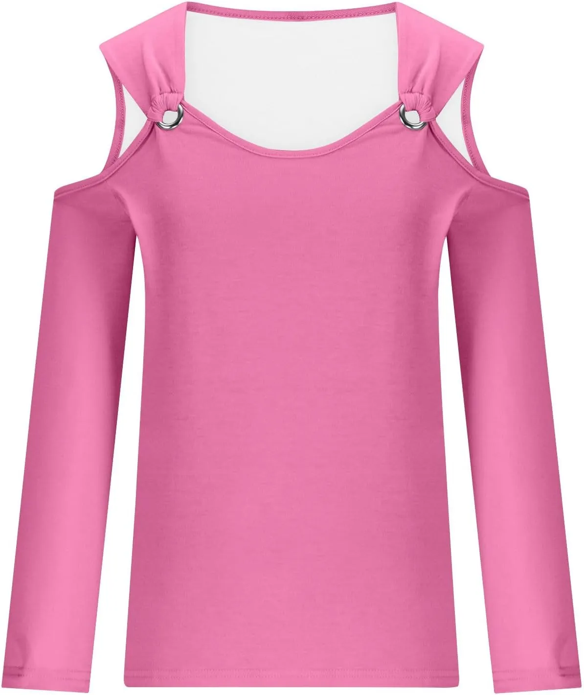 Custom Shirt, Your Own Design Text/Photo/Image/Logo T Shirts Women Personalized Printed Long Sleeve, Large
