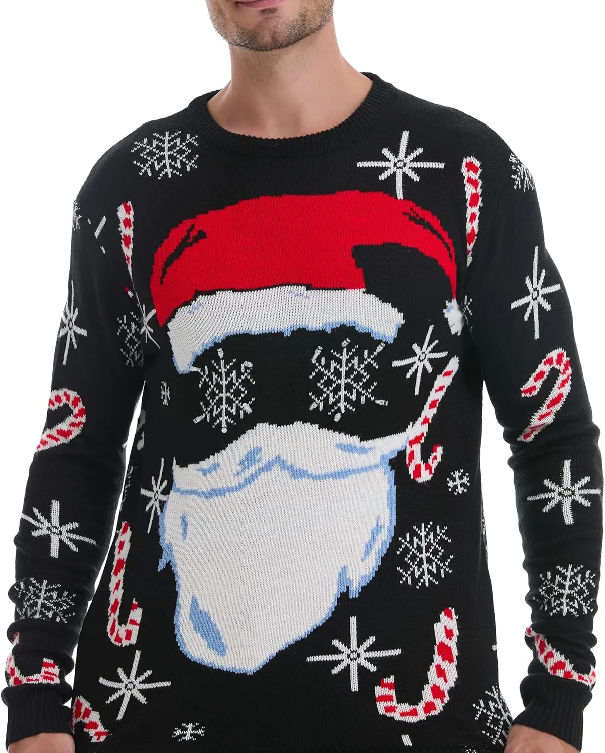 *daisysboutique* Men's Holiday Reindeer Snowman Santa Snowflakes Sweater