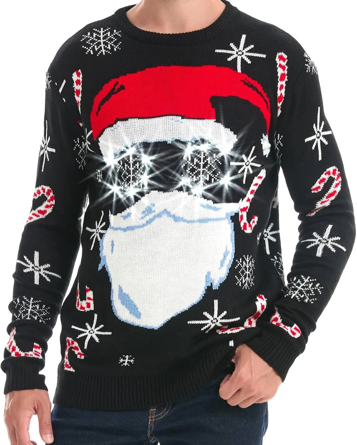 *daisysboutique* Men's Holiday Reindeer Snowman Santa Snowflakes Sweater