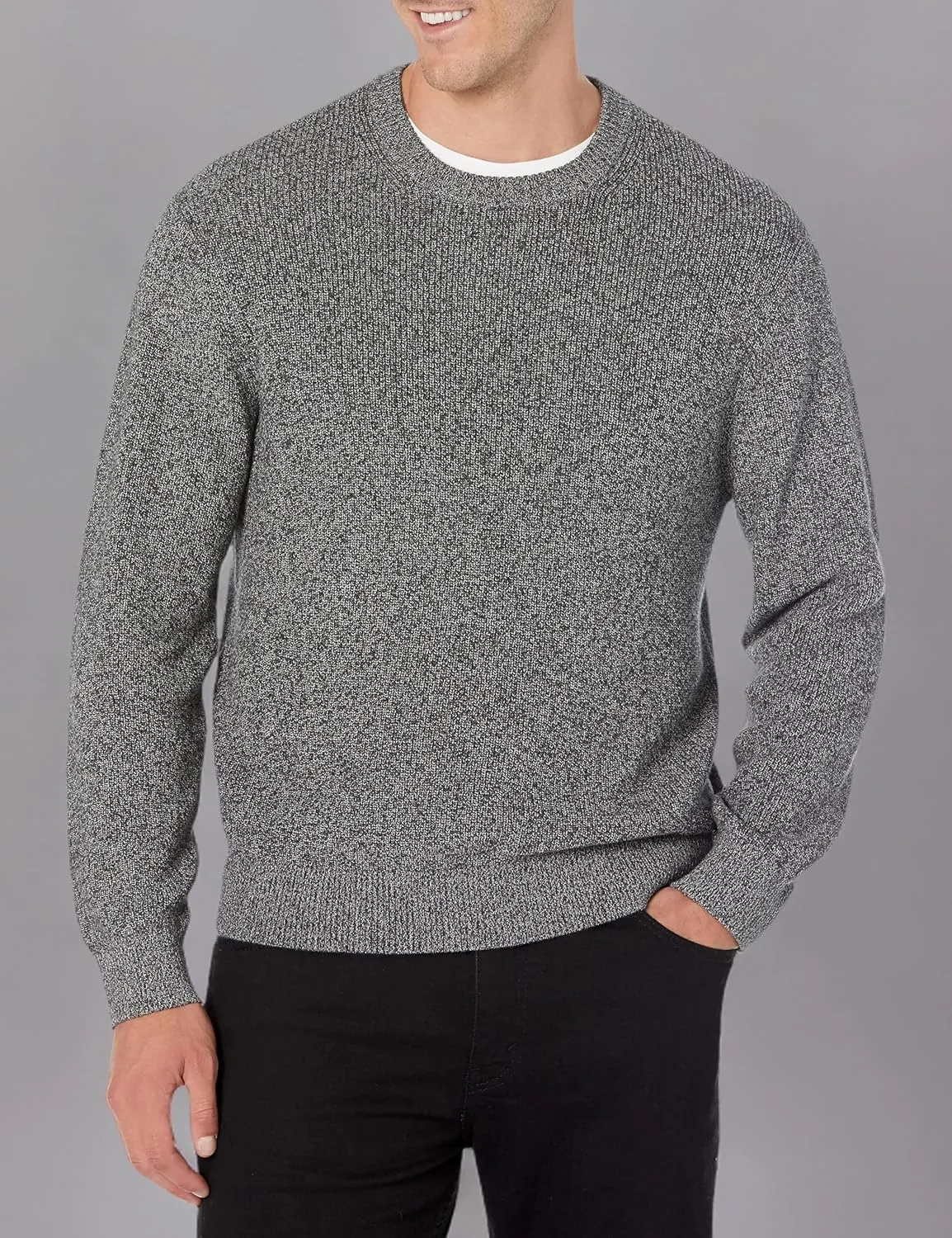 Dockers Men's Regular Fit Long Sleeve Crewneck Sweater