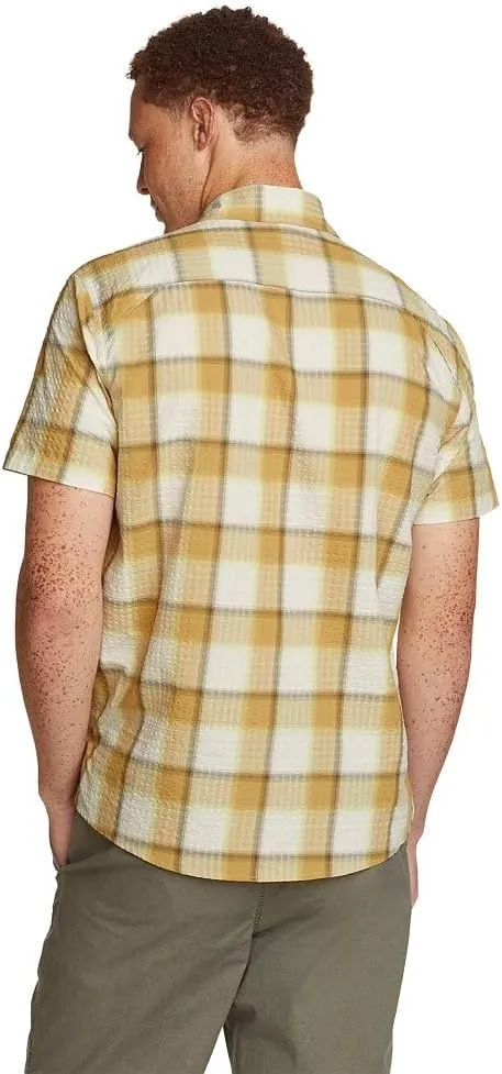 Eddie Bauer Men's Pack It Seersucker Short-Sleeve Shirt