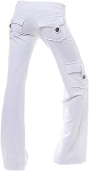 fartey Cargo Pants Women Drawstring High Waist Wide Leg Yoga Pants Baggy Bootcut Workout Gym Trousers with Button Pockets