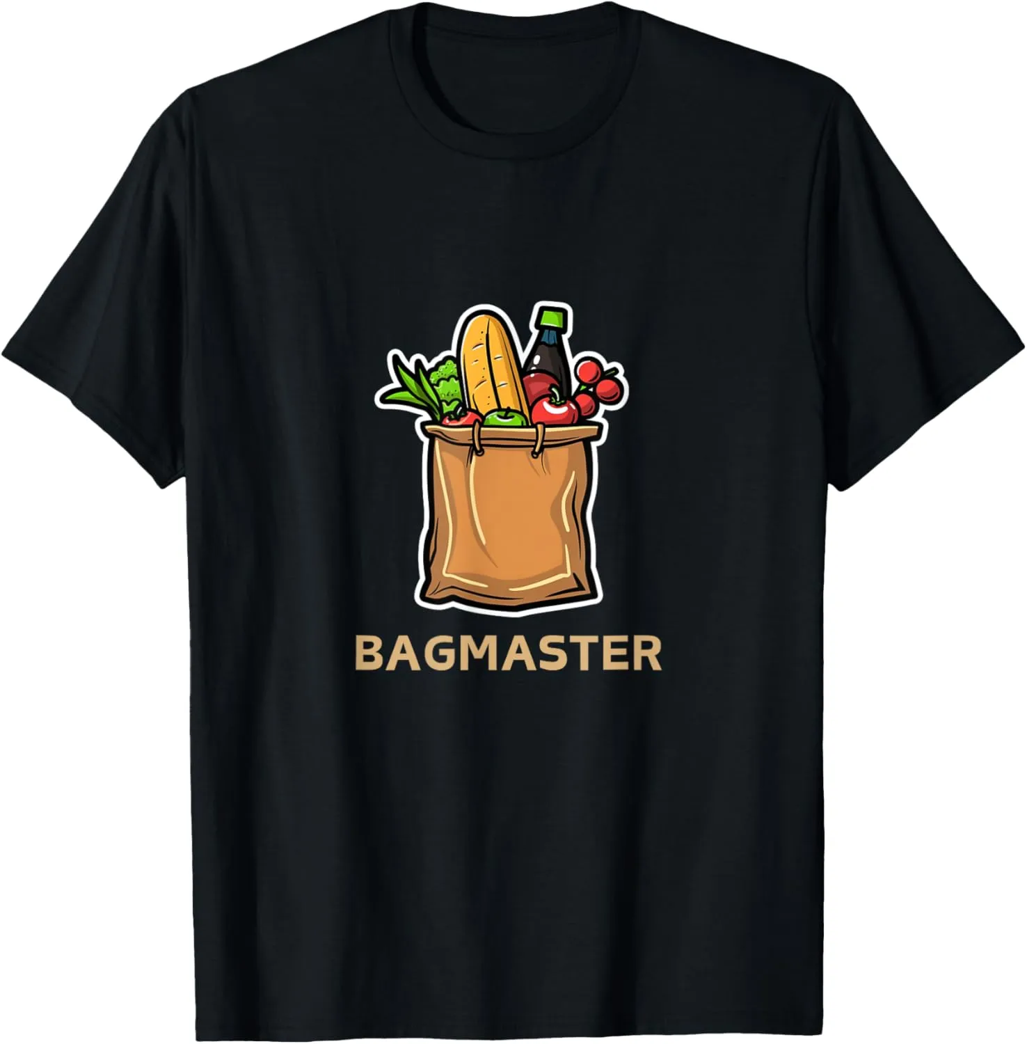 Funny Grocery Store Bagger Gift Paper Bag T-Shirt