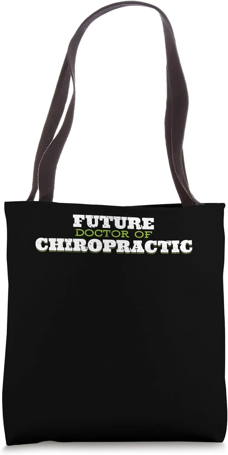 Future Doctor Chiropractic Subluxation Chiropractor Designer Tote Bag