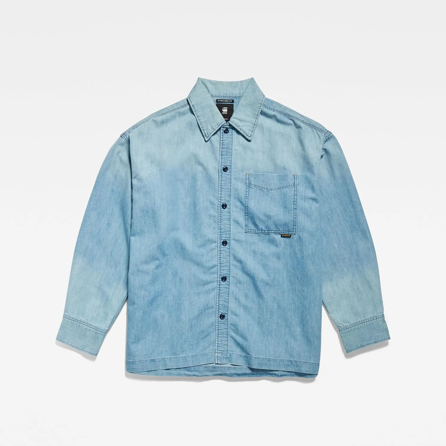 G-STAR Men's Boxy Fit Long Sleeve Casual Shirt