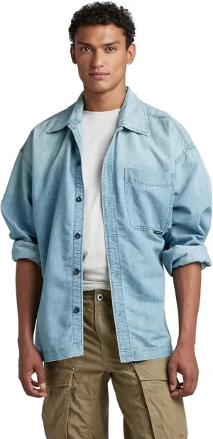 G-STAR Men's Boxy Fit Long Sleeve Casual Shirt