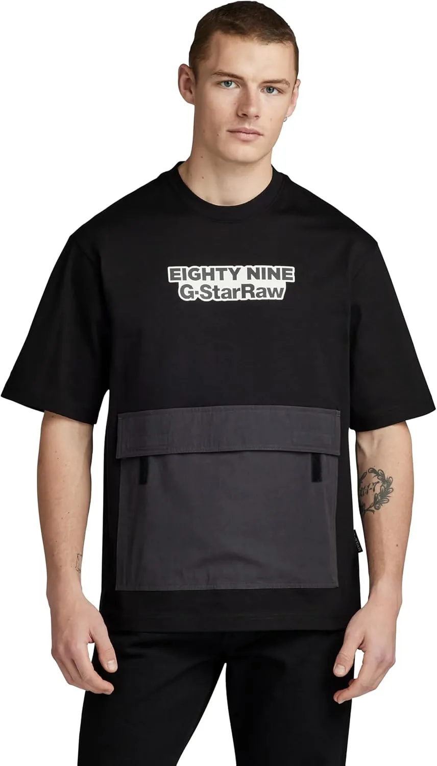 G-STAR Men's Boxy Oversized Short Sleeve T-Shirt