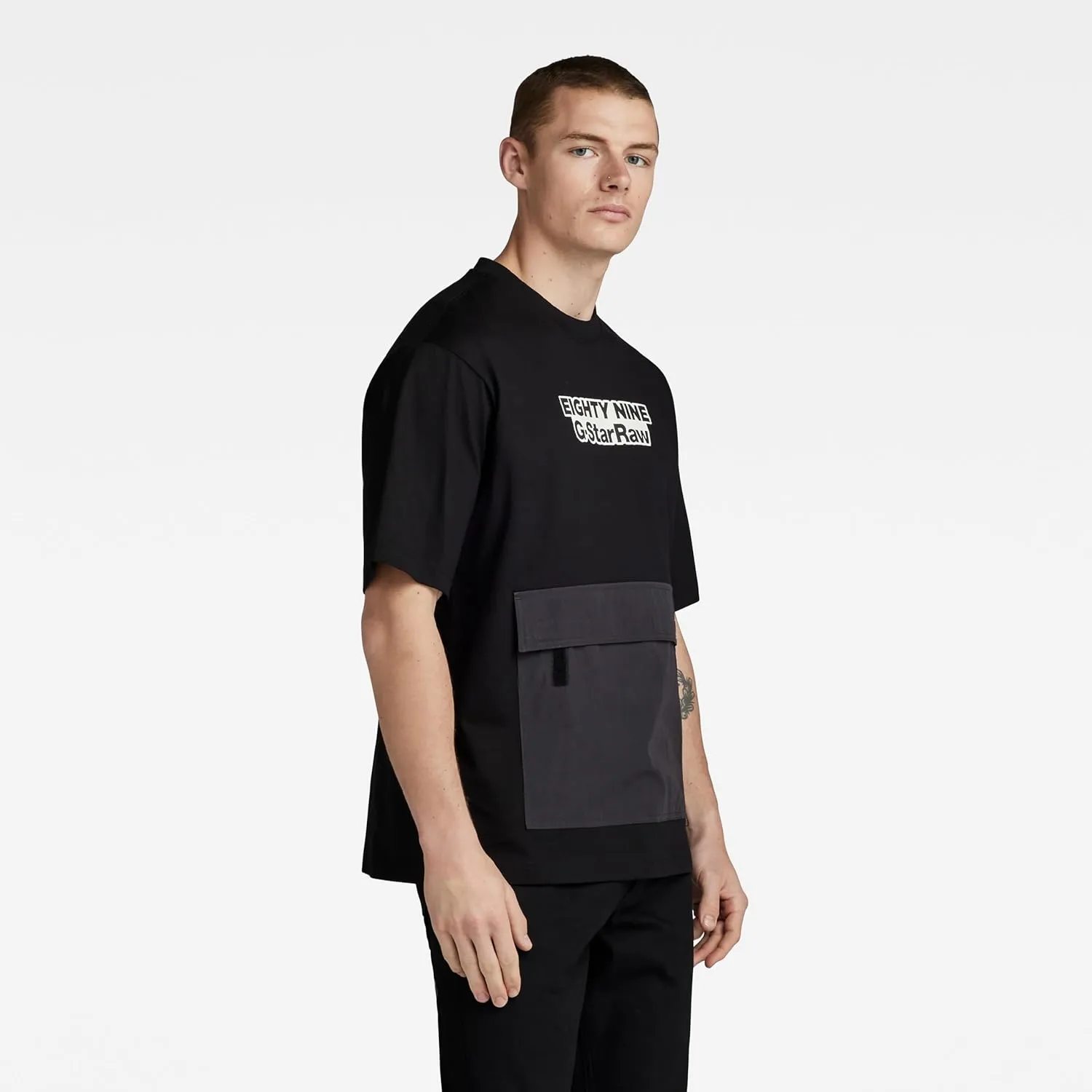 G-STAR Men's Boxy Oversized Short Sleeve T-Shirt
