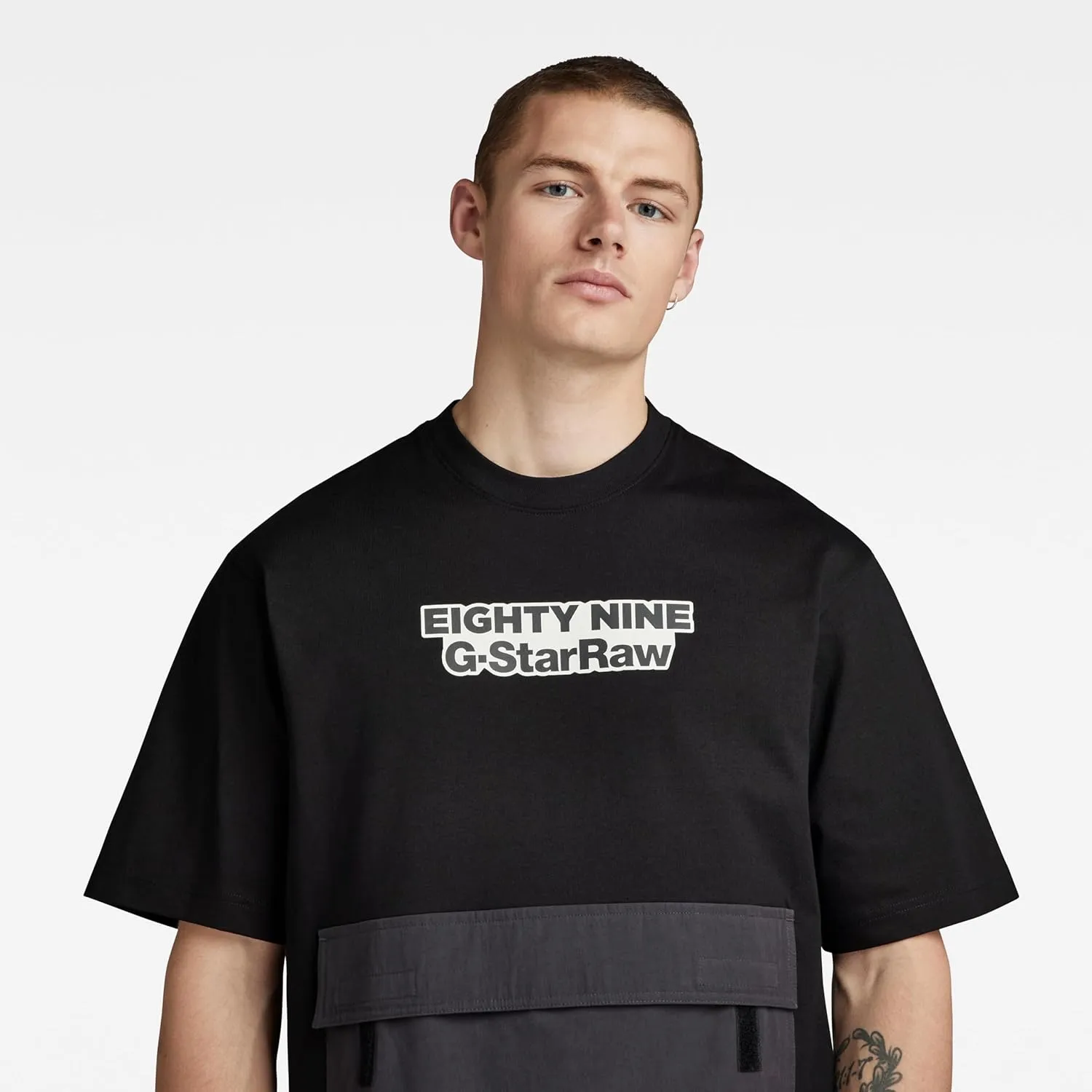 G-STAR Men's Boxy Oversized Short Sleeve T-Shirt