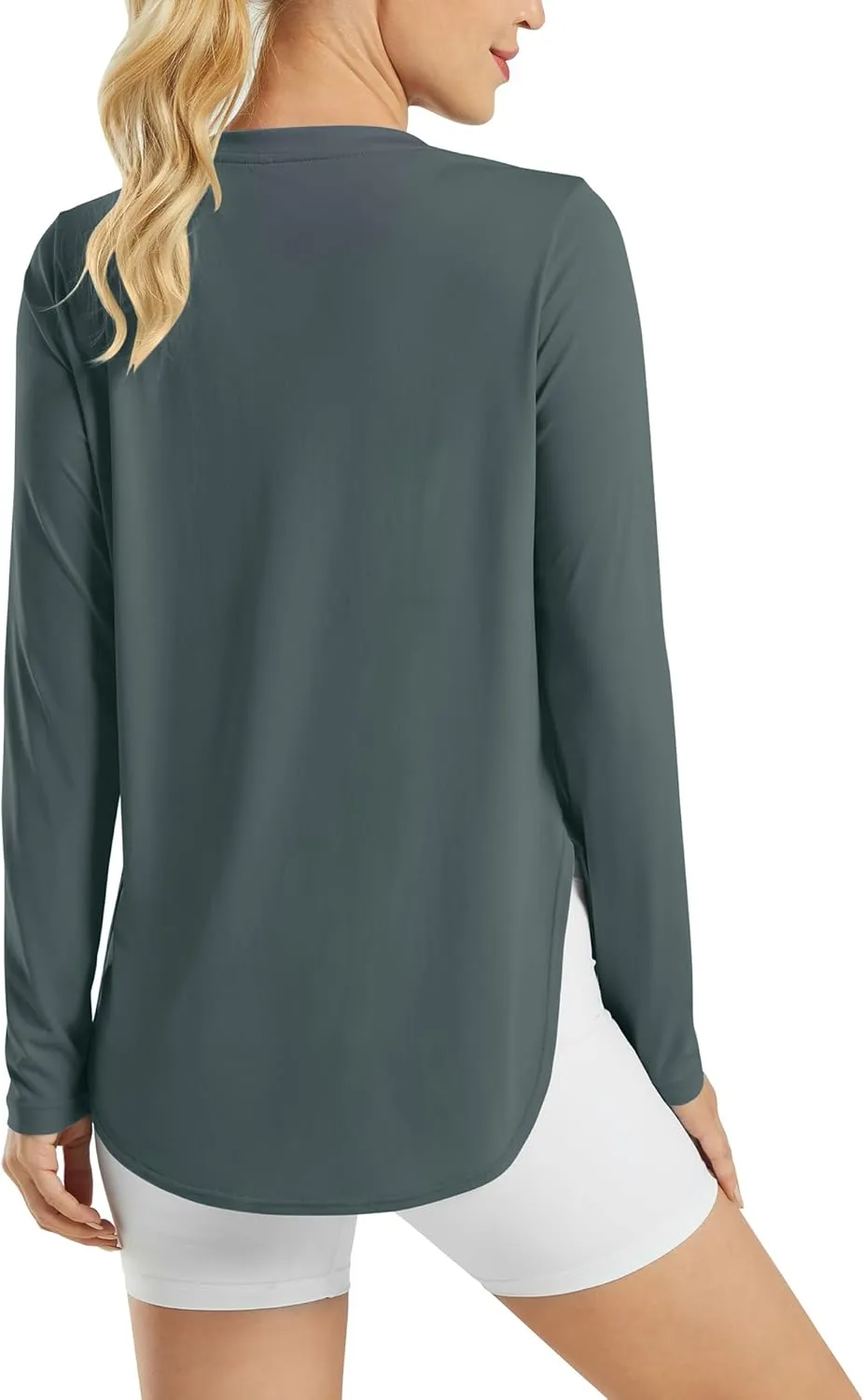 G4Free Women's UPF 50  UV Shirts Long Sleeve Workout Sun Shirt Outdoor Gym Hiking Tops Quick Dry Lightweight