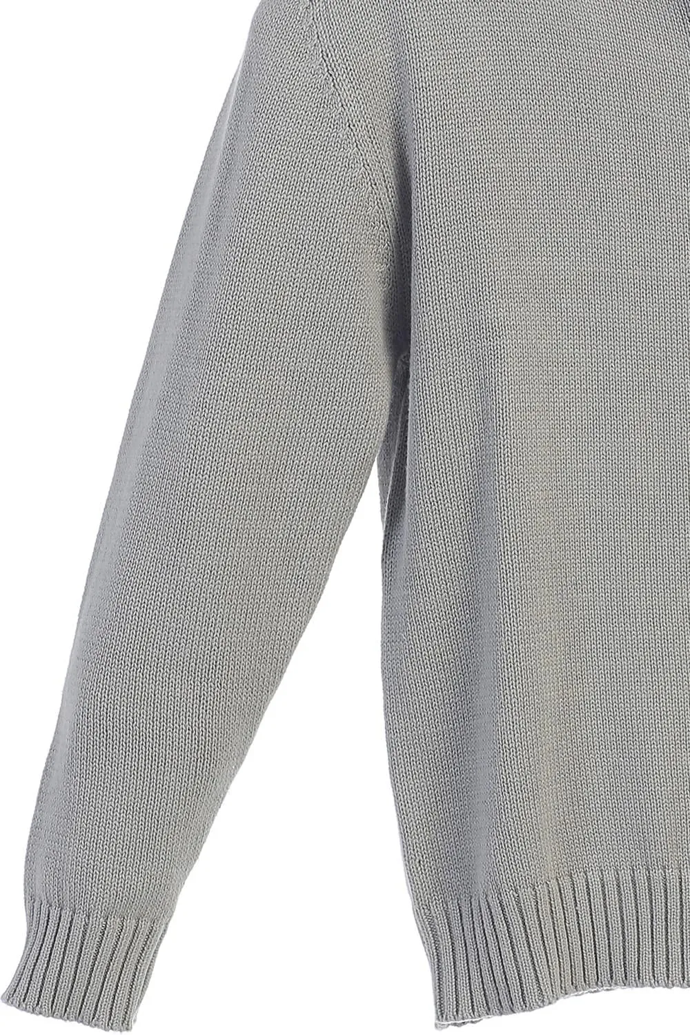 Gioberti Boy's Knitted Half Zip 100% Cotton Sweater