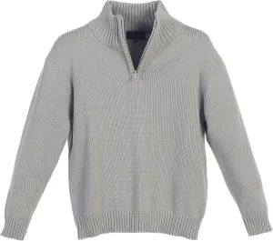 Gioberti Boy's Knitted Half Zip 100% Cotton Sweater