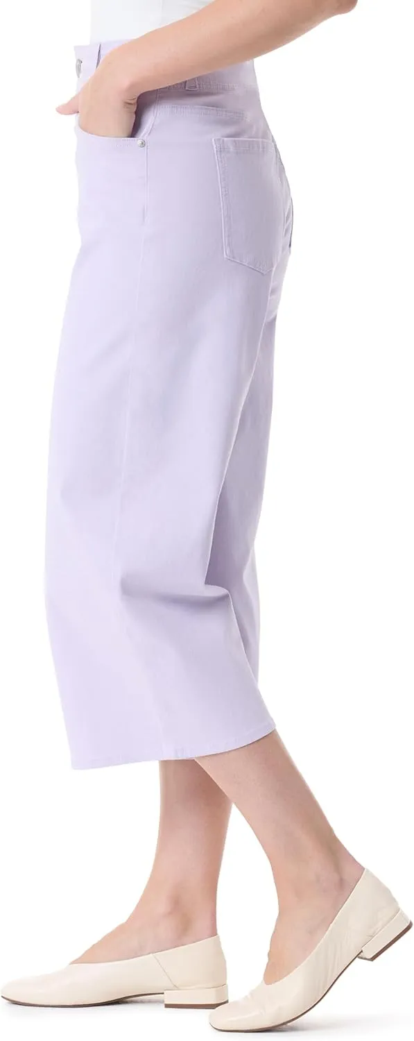 Gloria Vanderbilt Women's Shape Effect Tummy Sculpt High Rise Culotte Standard