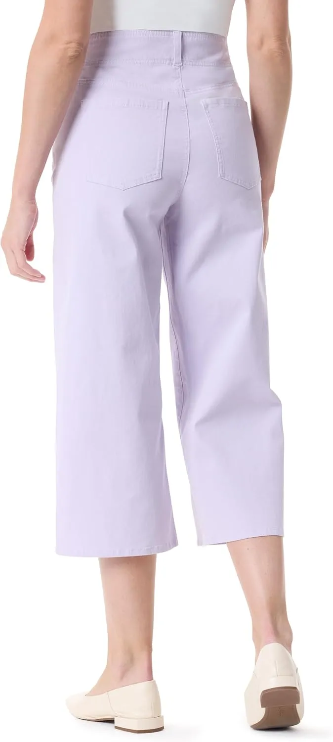 Gloria Vanderbilt Women's Shape Effect Tummy Sculpt High Rise Culotte Standard