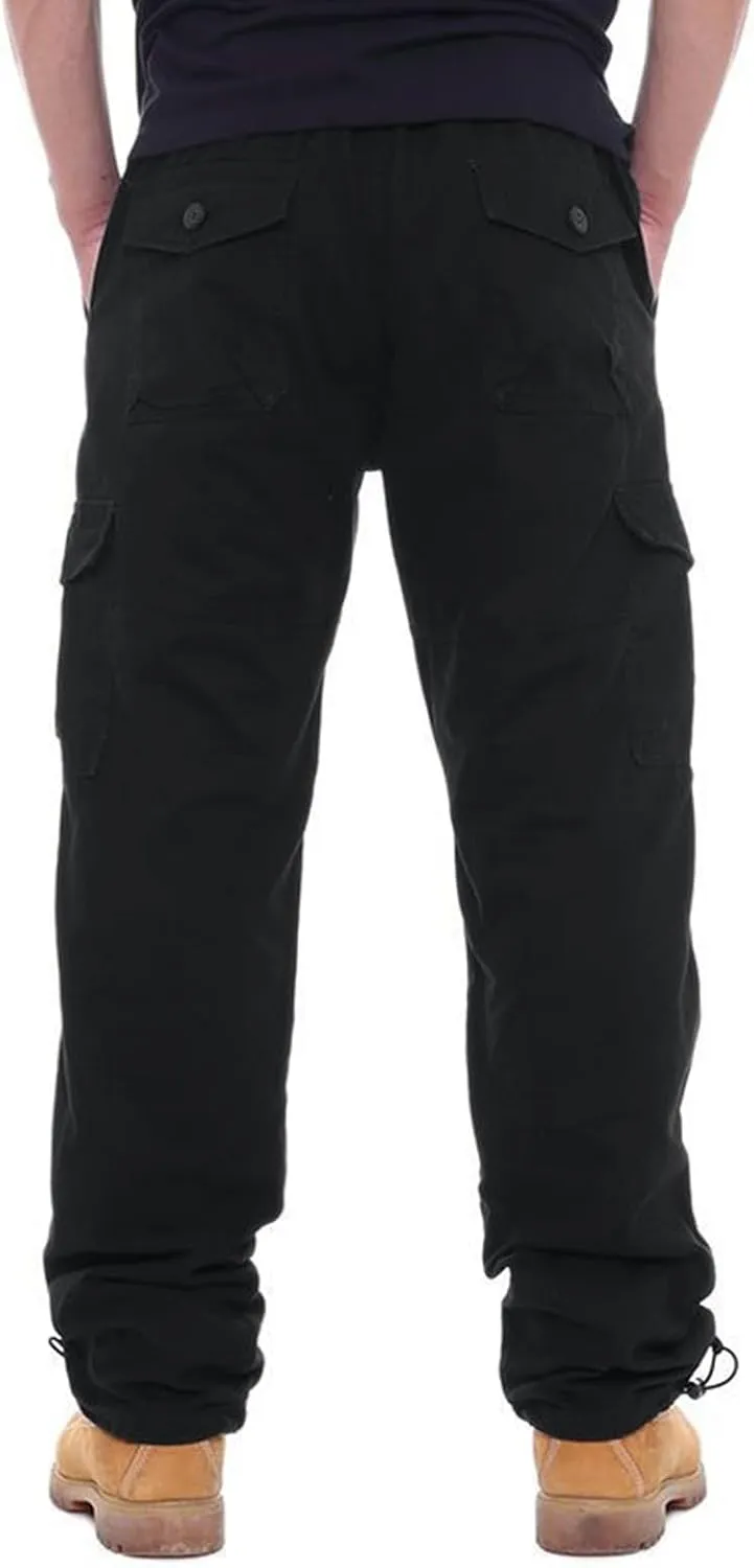 GOFULY Cargo Pants Mens Ripstop Stretch Baggy Sweatpants with Multi Pockets Y2K Hiking Pants Convertible Tall Pants Casual