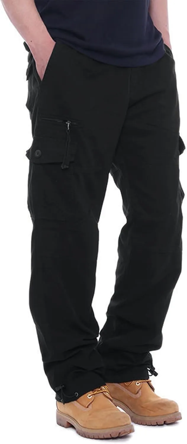 GOFULY Cargo Pants Mens Ripstop Stretch Baggy Sweatpants with Multi Pockets Y2K Hiking Pants Convertible Tall Pants Casual