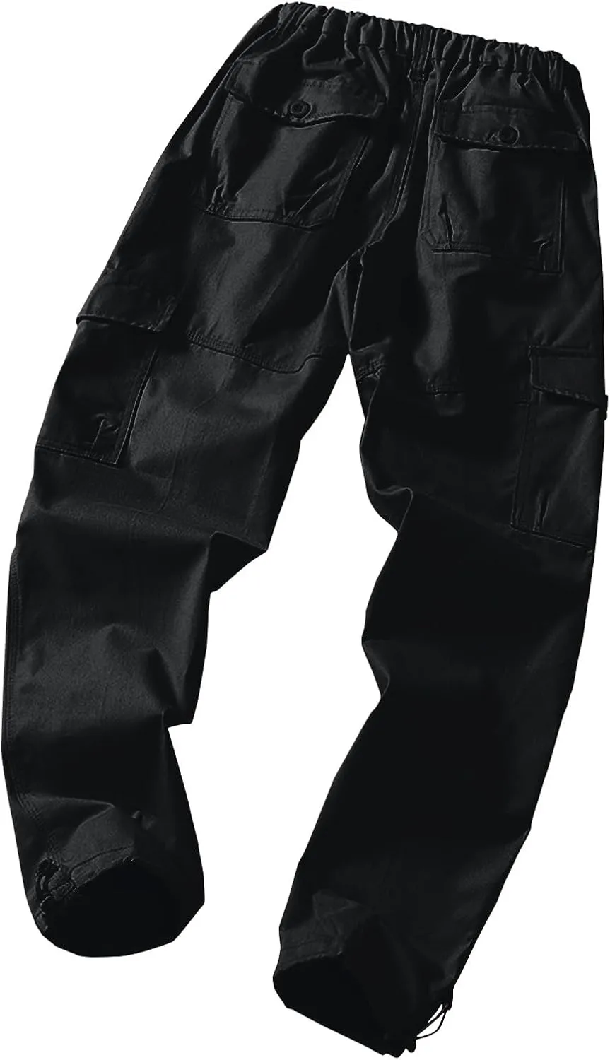 GOFULY Cargo Pants Mens Ripstop Stretch Baggy Sweatpants with Multi Pockets Y2K Hiking Pants Convertible Tall Pants Casual