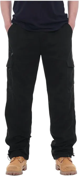 GOFULY Cargo Pants Mens Ripstop Stretch Baggy Sweatpants with Multi Pockets Y2K Hiking Pants Convertible Tall Pants Casual