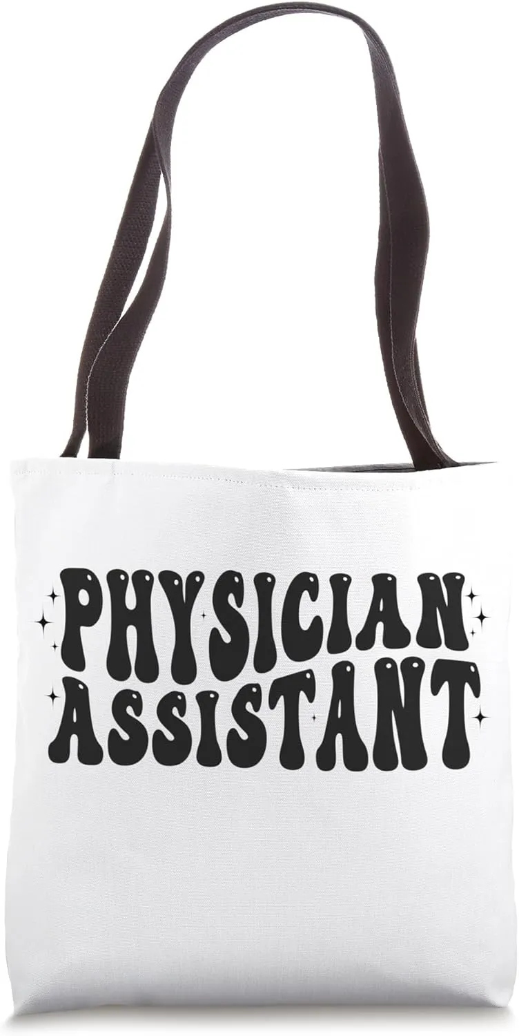 Groovy Physician Assistant PA Student PA Doctor Graduation Tote Bag