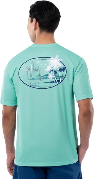 Guy Harvey Men's Short Sleeve Performance T-Shirt with UPF 30  Sun Protection