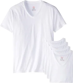 Hanes Men's 6-Pack Best V-Neck T-Shirt