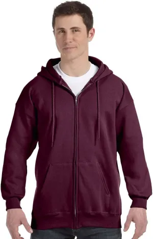 Hanes Men's Ultimate Full-Zip Hoodie, Men's Hooded Fleece Sweatshirt with Zipper