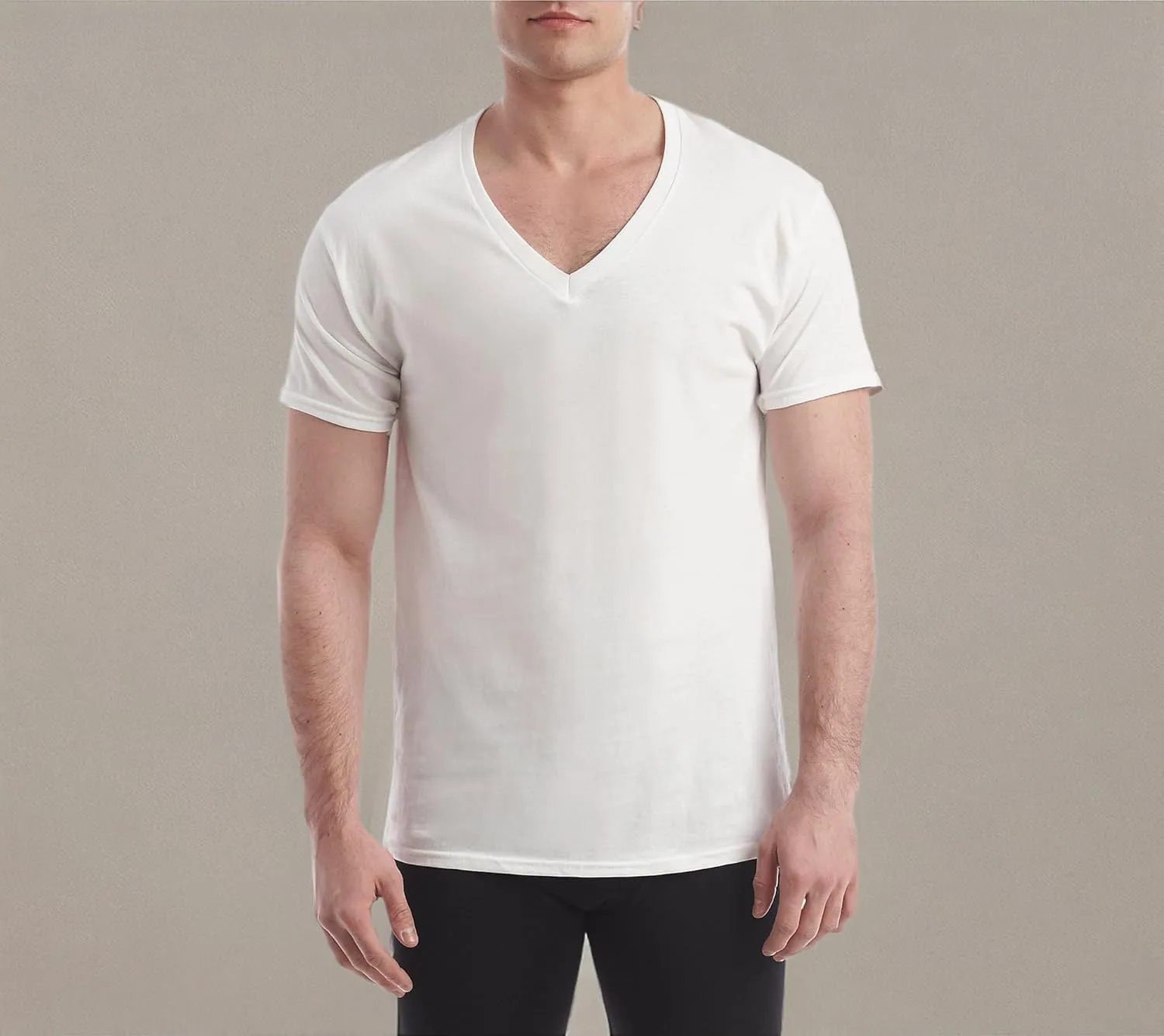 Hanes Ultimate Men's 4-Pack FreshIQ V-Neck Shirt