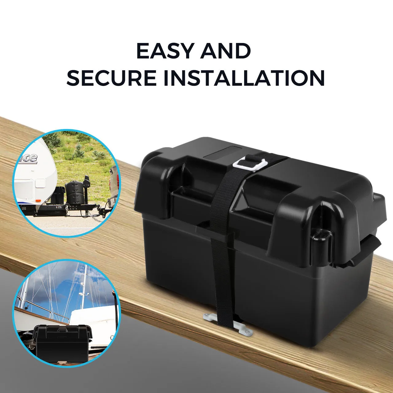 Heavy Duty Battery Box for Group 24-31 Battery Sizes