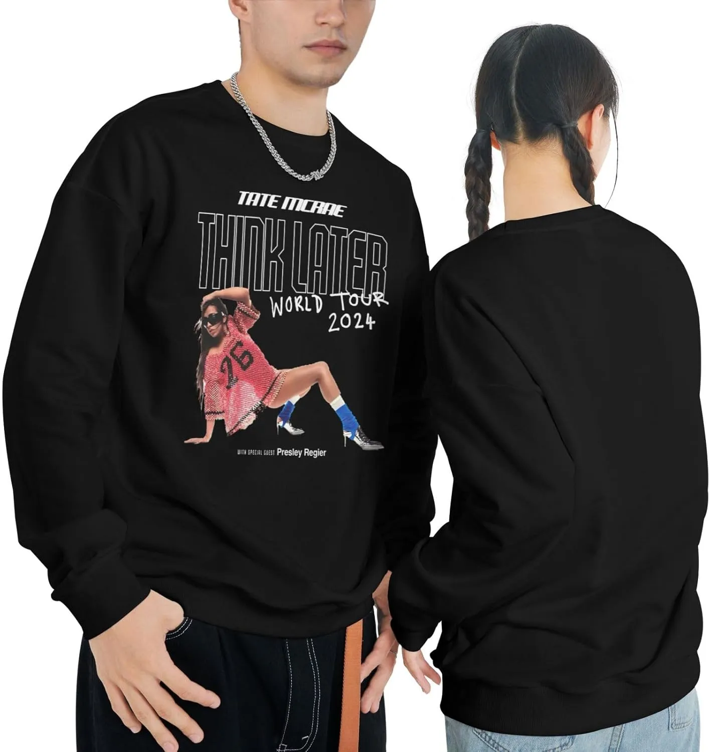 Hoodies Music Tour Women Men Long Sleeve Casual Sweatshirt Clothes