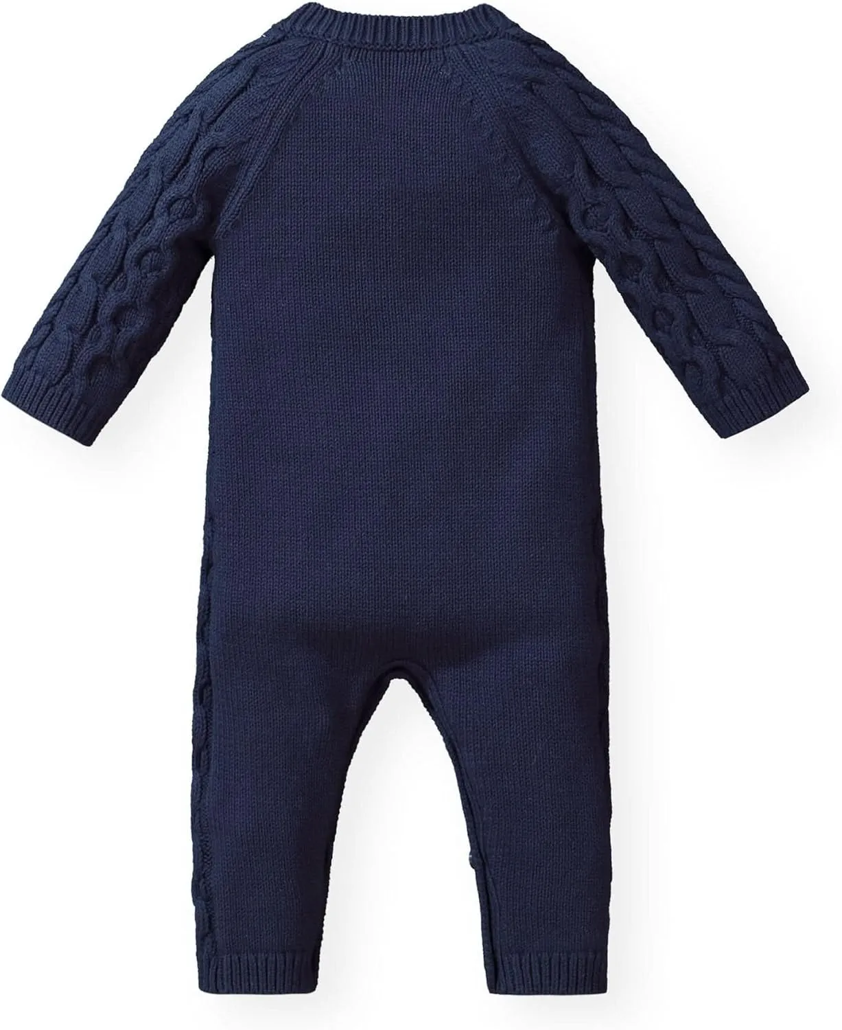 Hope & Henry Layette Baby Cable Knit Sweater Romper