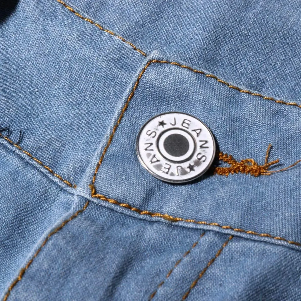 Jeans Up Trousers Womens Jeans Poket Pants Mid Casual Denim Lace Women's Jeans Jeans Womens Jeans Jeans